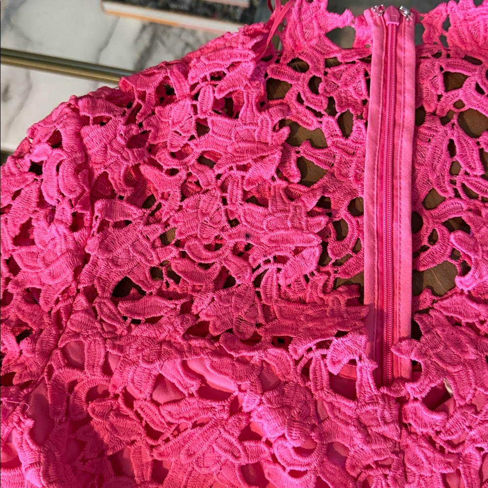 Endless Rose Fuchsia Lace Maxi Dress - Picture 4 of 9